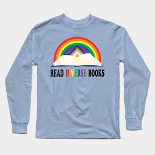 Read Diverse Books Inclusive Rainbow Long Sleeve T-Shirt